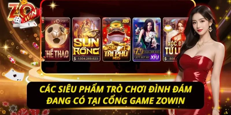 Khám phá hệ thống sản phẩm cá cược đỉnh cao tại ZOWIN