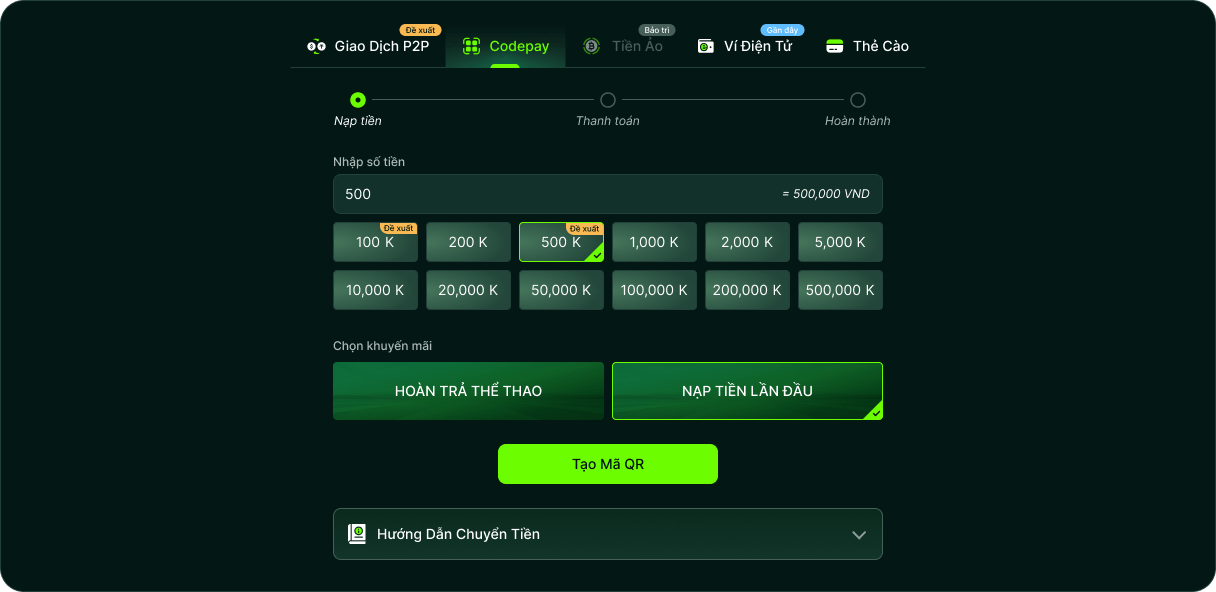 Hướng dẫn chi tiết cách nạp tiền FO88 dành cho người mới